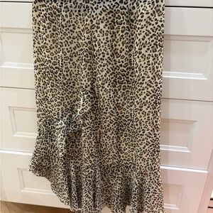 Leopard Print Women's Skirt